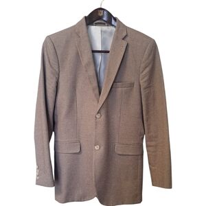Topman Men’s Tan Cotton Blazer Sport Coat – Size US 38